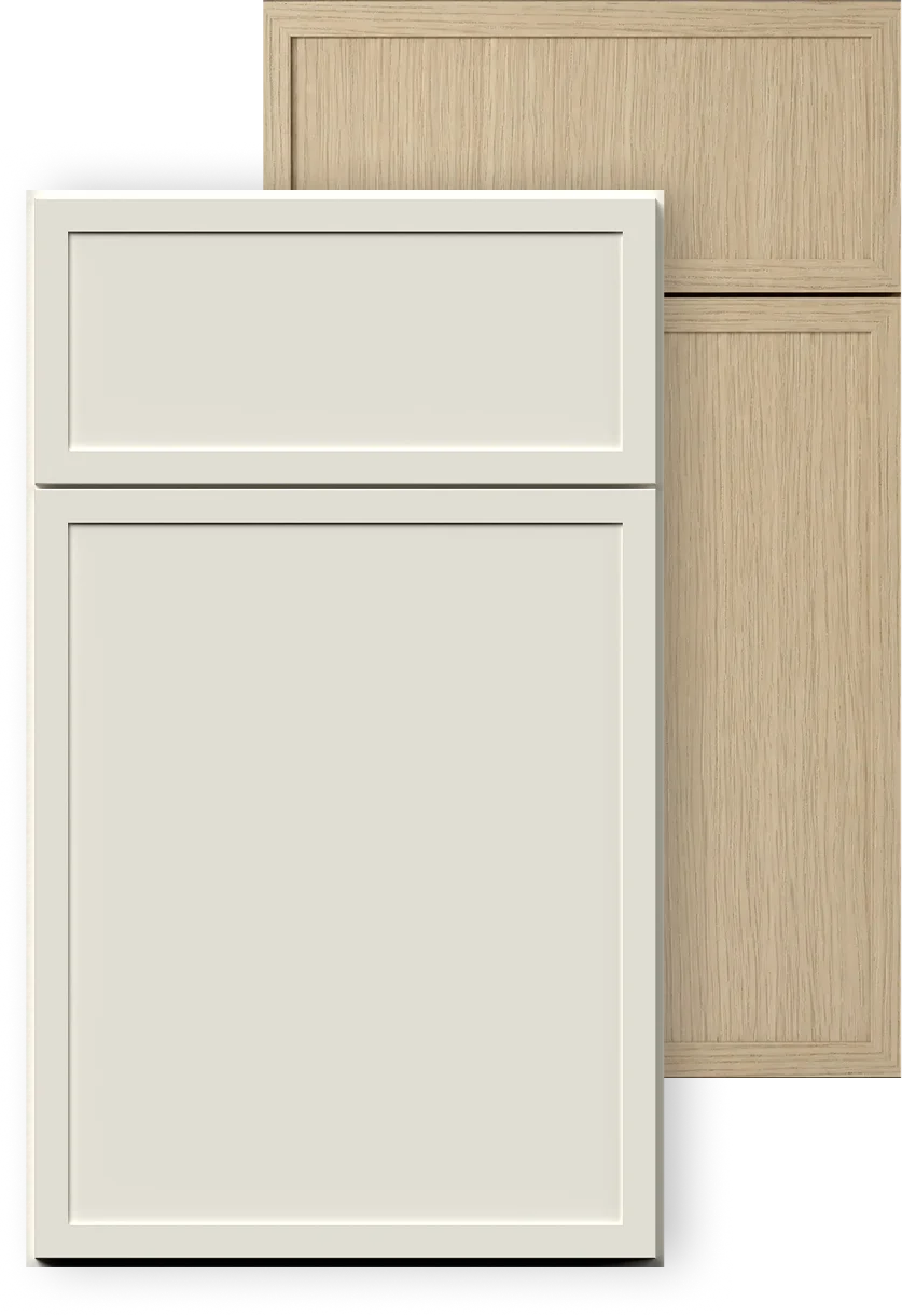 Desert Oak and Dove Slim Shaker two-tone combination