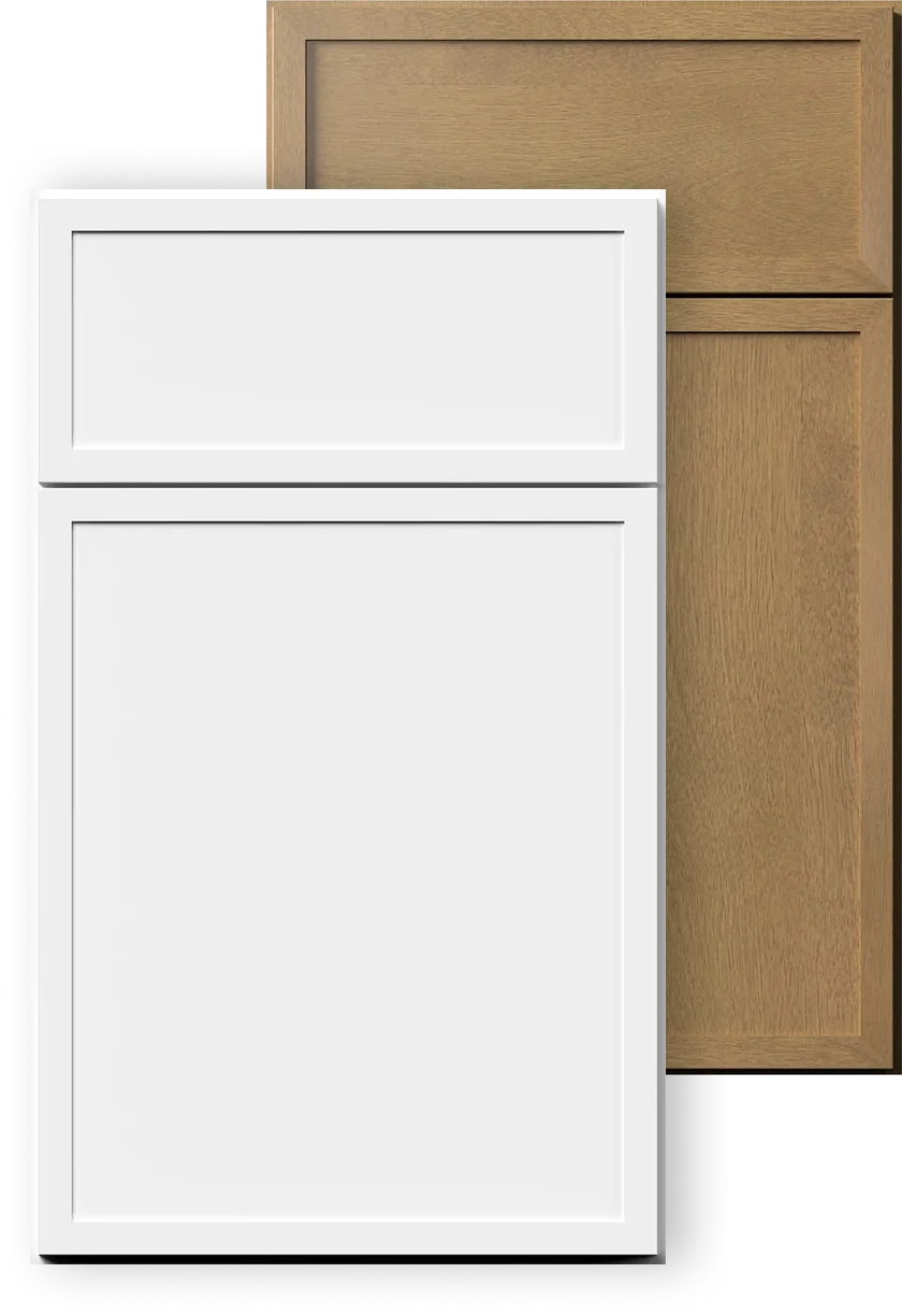 Timber and White Slim Shaker two-tone combination