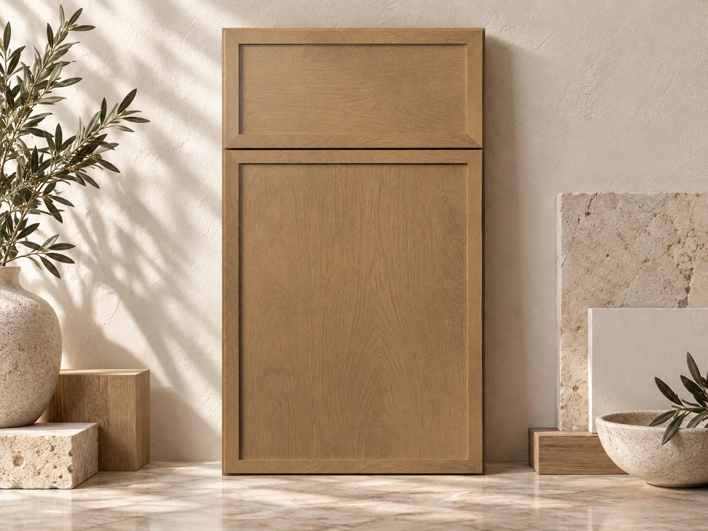 Timber wood cabinet finish