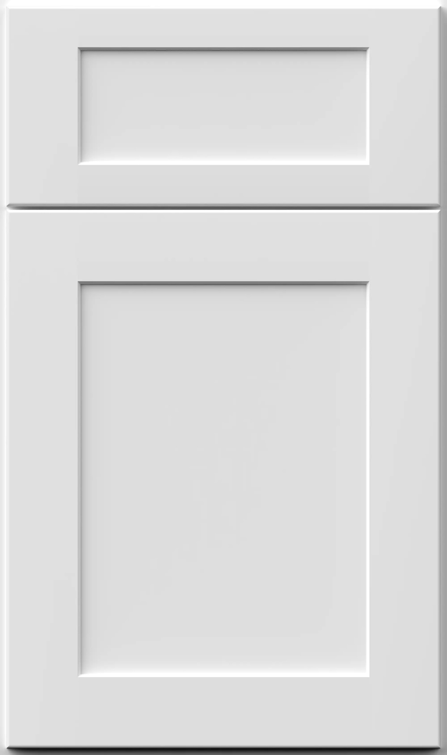 White Shaker cabinet door